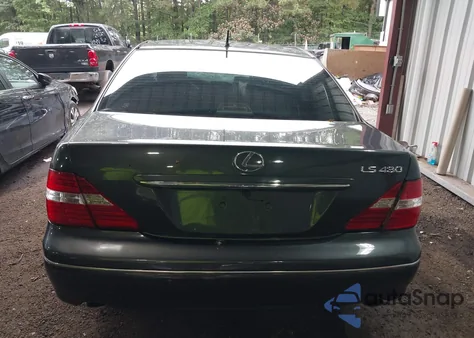 2005 Lexus Ls 430 z USA, uszkodzony, nr VIN JTHBN36F750180199